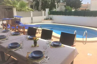 Image de Casa Antonio, Idéal pour vos vacances, proche de la mer, wifi gratuit, air climatisé optional, piscine privée, animeaux de compagnie autorisés, plage pour chiens