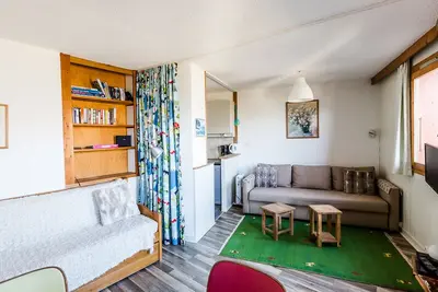 Image de Studio rénové, 3 pers, proche pistes & commerces, parking gratuit