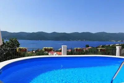 Image de Villa avec vue sur la mer fascinante, oasis de idealf de la paix ou de détente ho
