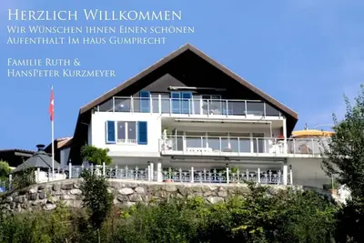 Image de bel appartement avec superbe vue sur le lac