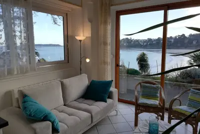 Image de **Superbe vue mer **   dans appart tt confort 4 p, accès direct plage, park, wifi
