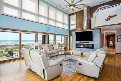 Image de Superbe maison sur le front du golfe sur la plage de Navarre!