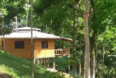 Image de Cabane forestière et sources chaudes