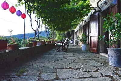 Image de La Pergola maison toscane typique avec magnifique panorama