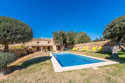 Image de Finca avec piscine Can Gelat Ă Majorque.