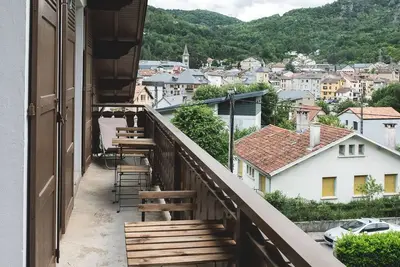 Image de T3 bis 6\/8 P- 4**** 300 m village parking privée balcon wifi