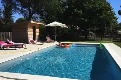 Image de Maison de campagne 5 chambres + piscine a 10 min de Bordeaux