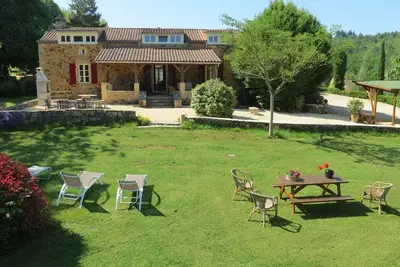 Image de Ferme très luxe avec piscine chauffée sauna court de tennis privé