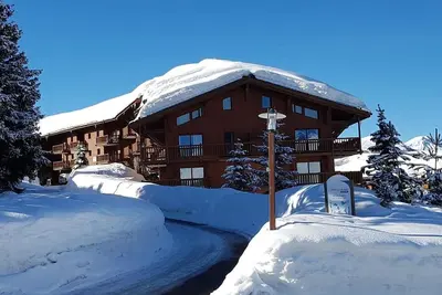 Image de Appartement aux Arcs 1800 avec accès direct aux pistes et spa