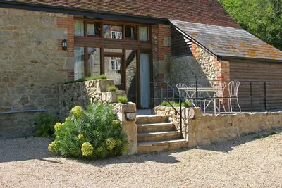 Image de Four Cottage pouvant accueillir jusqu'à 4 personnes à la ferme de l'ail sur l'île de Wight