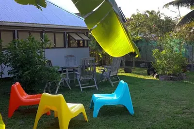 Image de Bungalow de charme en Polynésie, 5 couchages, proche plage, Moorea