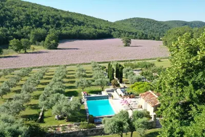 Image de Ancienne bergerie du 18è restaurée avec beaucoup de gout au milieu des lavandes
