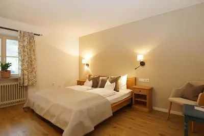 Image de Ferienwohnung \"Mirabelle\" barrierefrei, 60 qm bis 4 Personen, Erdgeschoss, 2 separate Schlafzimmer, Südterrasse.