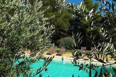 Image de Luberon Provence piscine sécurisée enfant, chien ok, sans vis à vis