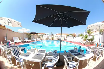 Image de Beau T2 (1 chambre) 4 pers à 250m de la Mer avec Piscine CHAUFFÉE & Tennis (107)