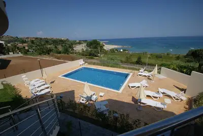 Image de appartement vue sur mer avec terrasse wi-fi