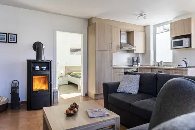 Image de Bel appartement de 3 chambres avec une cheminée, d'un sauna et W-Lan