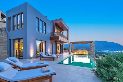 Image de Youphoria Villas près de Balos, villa Symphony avec vue panoramique sur l'océan