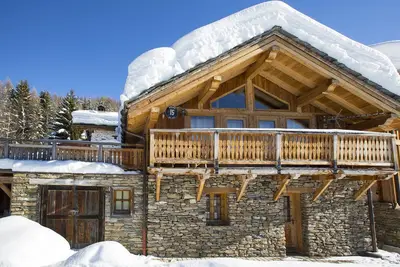 Image de Chalet avec terrasse, au calme au Arc 1800 en Savoie