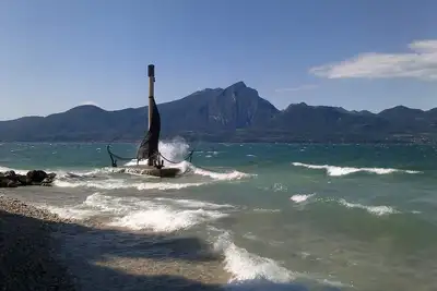 Appartement spacieux sur le lac de Garde