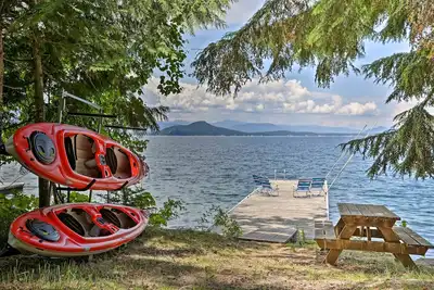 Image de Nouveau! Lakeside Sagle Home w \/ Dock-by Schweitzer Mtn!
