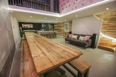 Steine House: 4 chambres, 20 personnes, près de la jet��e et de la plage, terrasse, WiFi