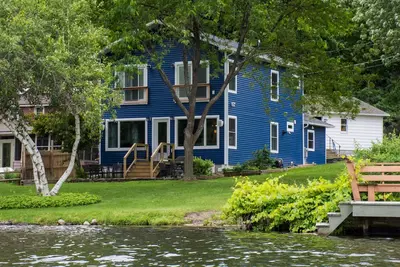 Image de Loisirs au bord du lac — Hudson, Berkshires, feuilles d'automne, vues incroyables! ! !