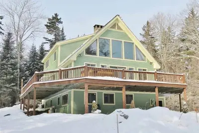 Image de Okemo Mt. House Mins. de Ludlow avec baignoire Hot. Table de billard, 14 personnes <br>