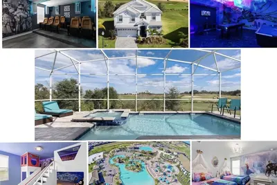 Image de Luxury Modern New 8bd Golf View! Théâtre! Fun Themed House à proximité de Disney
