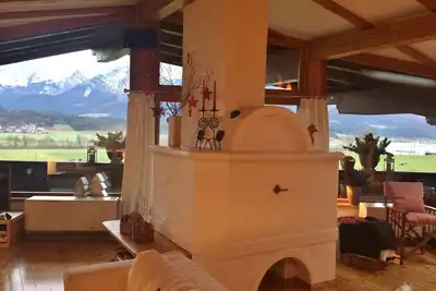 Image de Appartement de luxe à Kitzbühel, directement sur les pistes, vue panoramique Wilden Kaiser