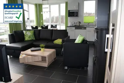 Image de Fantastique appartement avec une cheminée, jacuzzi et sauna, une connexion Wi-Fi