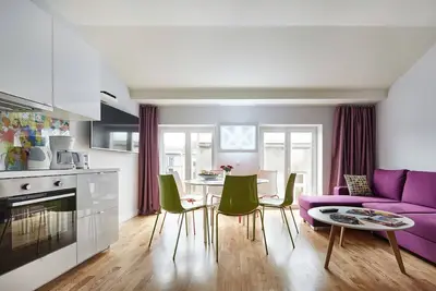 Image de Appartement de deux chambres parfait pour 4 personnes