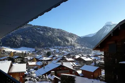 Image de Studio de luxe récemment rénové Morzine, 1er étage, 4\/5 personnes, situé au centre