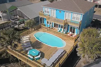 Image de Oceanfront 8 Chambres 8 Bain Avec Couchages De Piscine 23 SITUÉS 3/4 Miles À L'Est De Pier