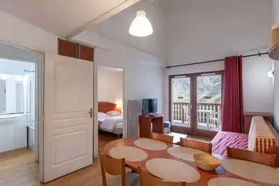 Image de Duplex 7 pers - Terrasse Sud, Piscine, Salle de Fitness, Proche Pistes