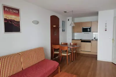 Image de Appartement T2 pour 4 pers. avec terrasse, piscine couverte et salle de fitness, proche des pistes