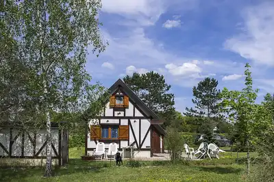 Image de Chalet 4 personnes en campagne proche de la forêt, d'étangs (animaux bienvenus)