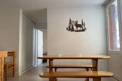 Image de Appartement 3 pièces, 7 pers. avec Wifi, à 20m des pistes, balcons et casier à skis