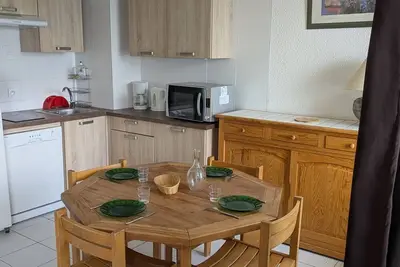 Image de Appartement lumineux 3 pièces 8 pers, proche des pistes avec cuisine équipée