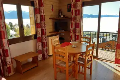 Image de Appartement T2 à Font Romeu. Label 3 Clévacances. Panorama exceptionnel