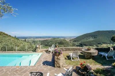 Image de Maison avec piscine privée, belle vue panoramique. 20km Pisa, 34 mèr 1, 5 ville