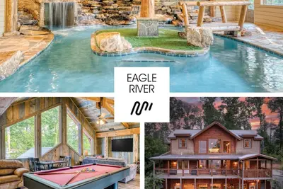 Nouvelle Liste! ! Superbe Mountain Lodge: piscine intérieure; 6 chambres, 7 1/2 bains;