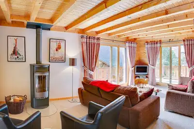 Image de Chalet 7 personnes - authentique chalet, proche village