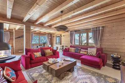 Image de Chalet pour 10 pers - proche du village - 5ch - 5sdb - jacuzzi, cheminée