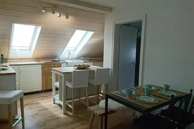 Image de Appartement avec balcon et vue sur les montagnes et Murnauer Moos