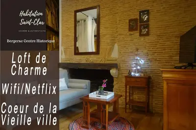 Image de Loft de Charme \"Roxane\" - Habitation Saint-Clar Centre Historique - Wifi/Netflix