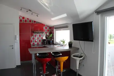 Appartement pour 4 + 1 personnes, à 150 m de la plage, avec vue sur la mer - n ° 4
