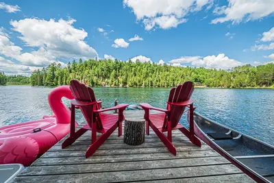 Image de Retraite en bord de lac à la Maison du Lac Rock