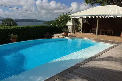Image de Villa De Rêve \"Dauphin bleu\" Avec Belle Vue Sur Mer Et Ilets Du Robert
