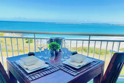 Just Incredible Waterfront 180° Oceanview Balcony Pool Orient Beach -Pkg- 4*Sces